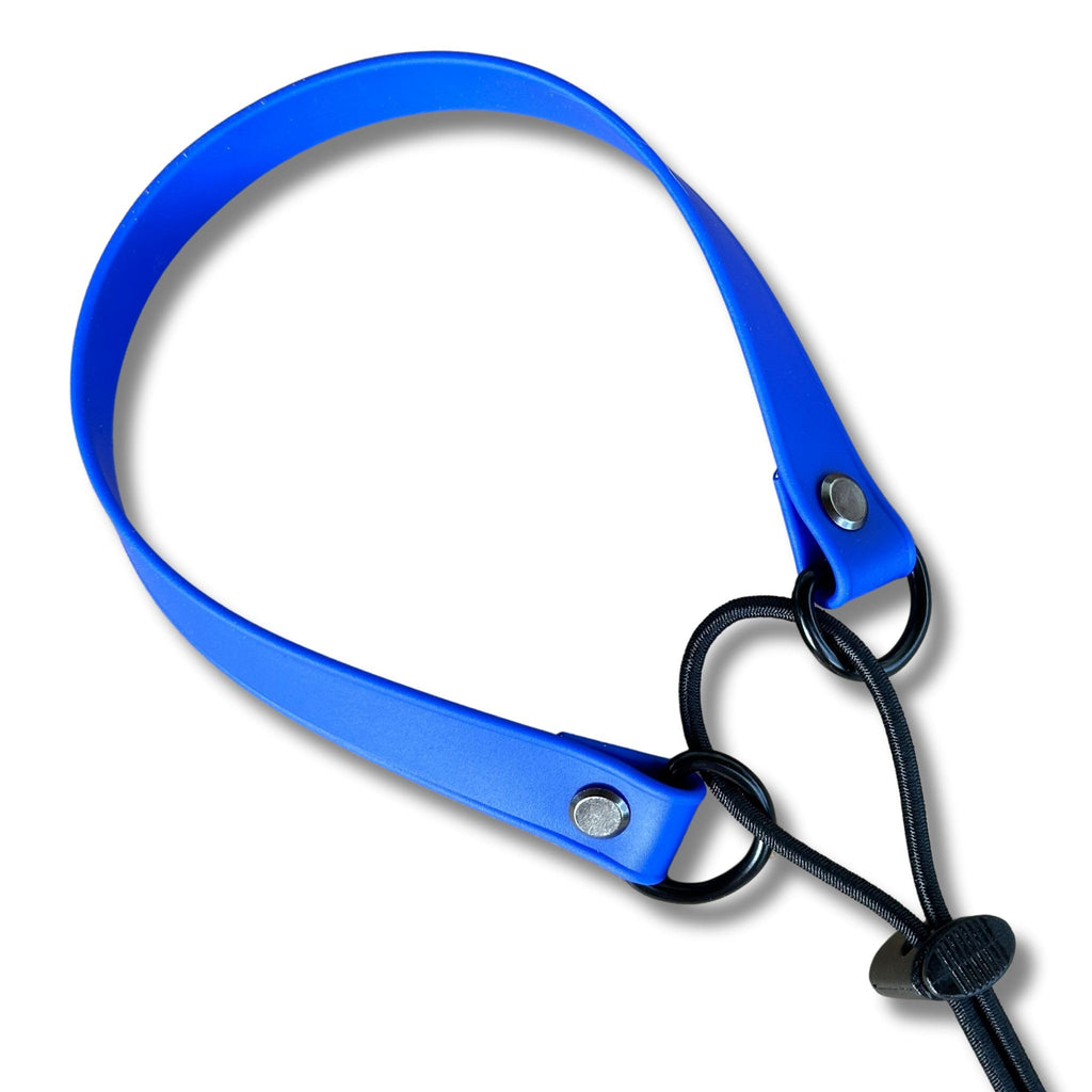 Waterproof Biothane E-Collar Replacement Strap – 3/4" Wide Blue Bungee Collar for Dogtra, Educator, Garmin – Kona Puppy