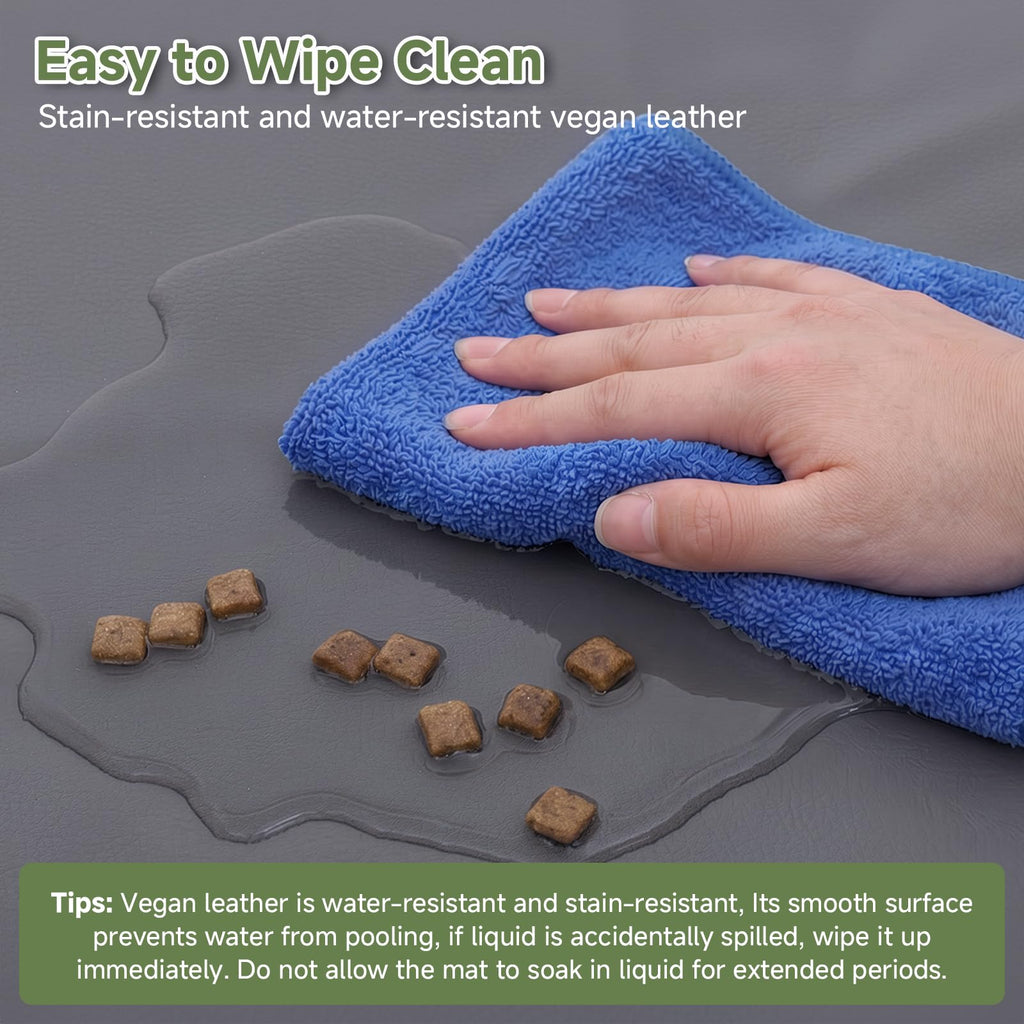 WAYIMPRESS Reversible Waterproof Outdoor Dog Crate Pad 35x22 Inch - Dark Gray, High-Density Foam, Wipeable Kennel Mat for Medium Large Dogs