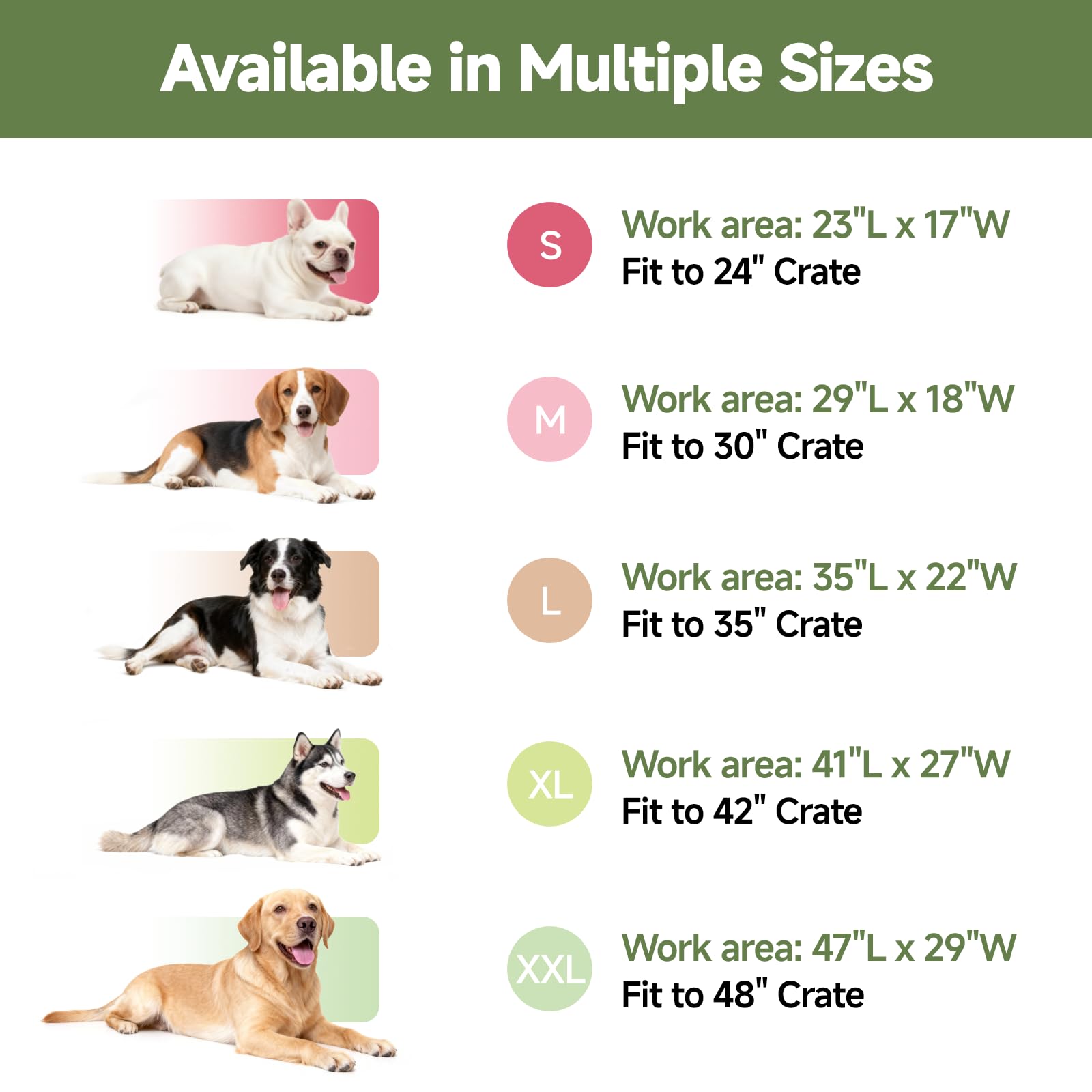 WAYIMPRESS Reversible Waterproof Outdoor Dog Crate Pad 35x22 Inch - Dark Gray, High-Density Foam, Wipeable Kennel Mat for Medium Large Dogs
