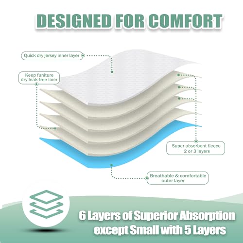 wegreeco Washable Dog Diapers for Females, Pack of 3, Large, Colourful - Reusable & Absorbent