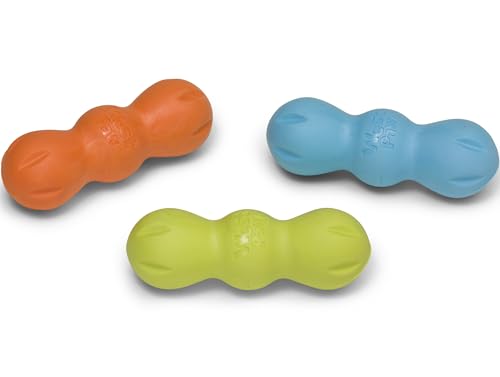 WEST PAW Zogoflex Rumpus Dog Chew Toy, Medium 6.25" Tangerine – Tough, Floatable & Recyclable