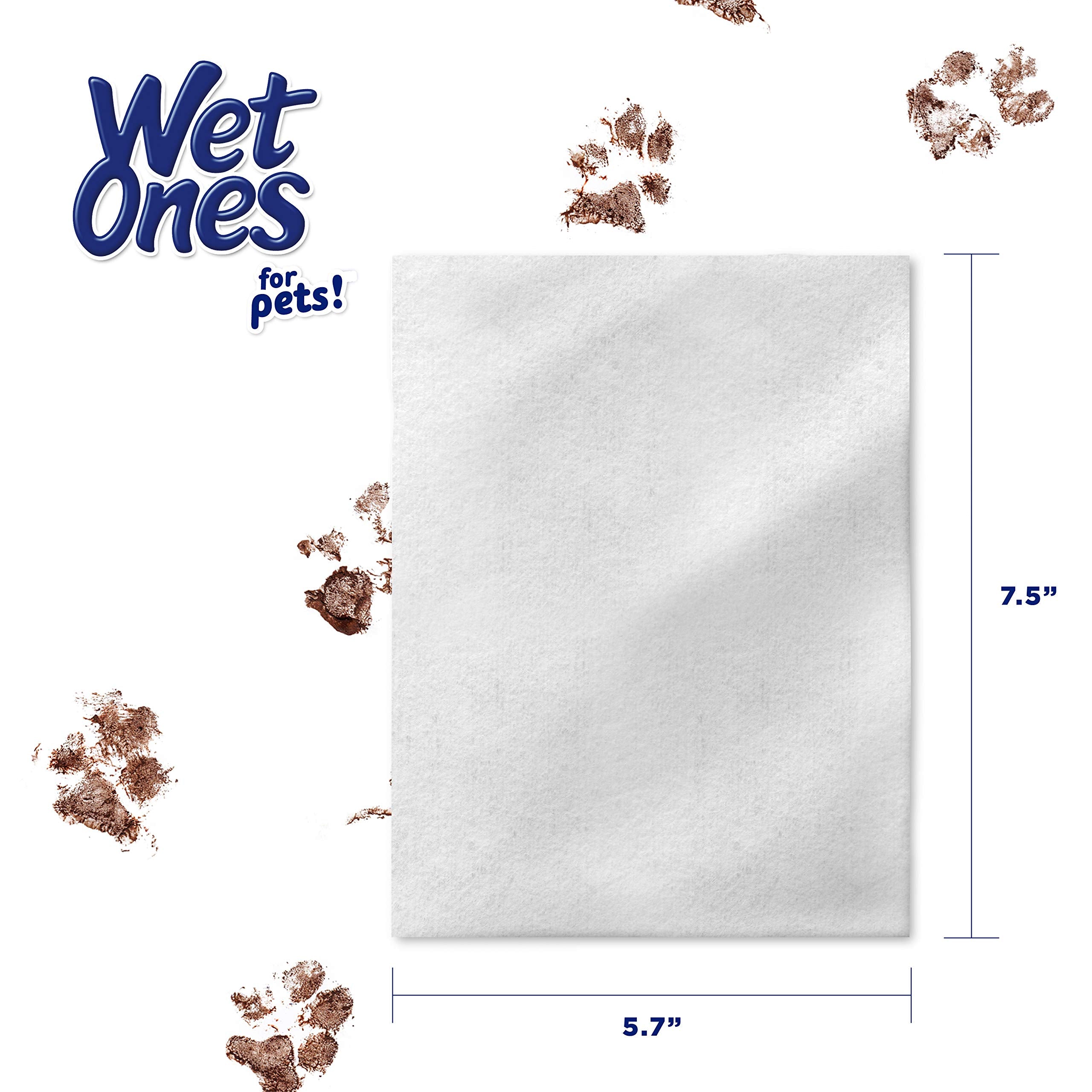 Wet Ones for Pets Multipurpose Dog Wipes - Aloe Vera, Tropical Splash, 100 Count (Pack of 3)