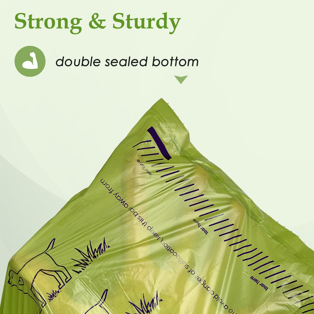 Wowflash 720-Count Lavender Scented Dog Poop Bags – Leakproof, Strong, 13” x 9” Rolls