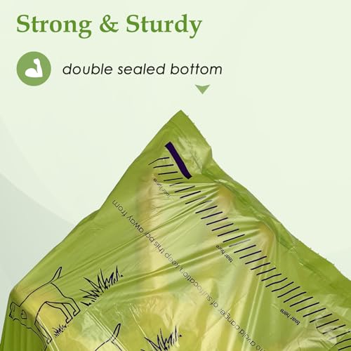 Wowflash 720-Count Lavender Scented Dog Poop Bags – Leakproof, Strong, 13” x 9” Rolls