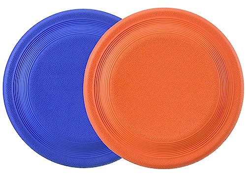 XIGOU Dog Flying Disc 2-Pack – Durable 9.25" EVA Fetch Toy for Medium Large Dogs
