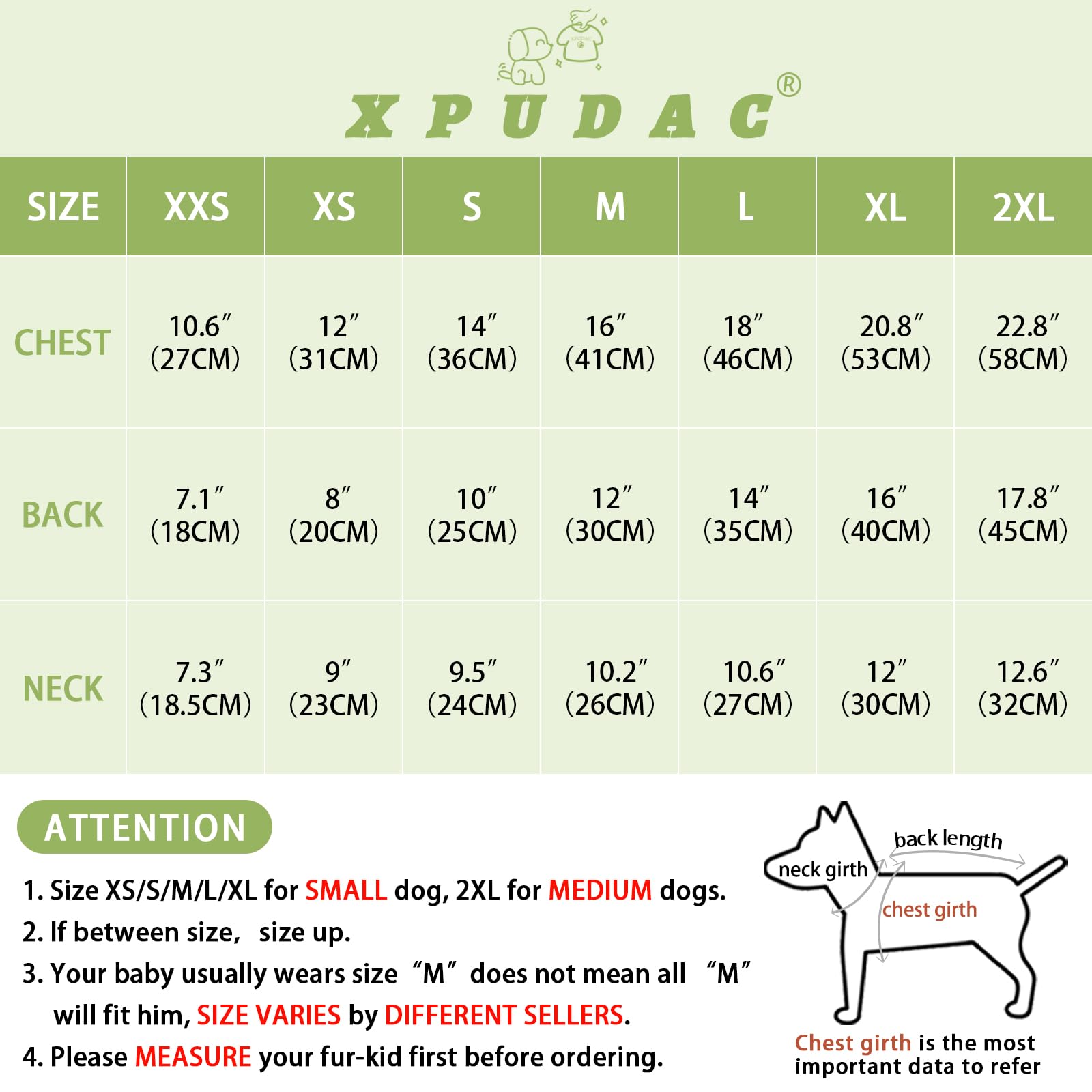 XPUDAC 4-Pack Dog Pajamas for Small Dogs – Soft, Stretchy Summer Onesies with Cute Prints