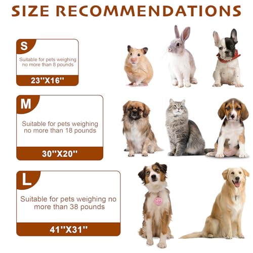 Yintrest 3-Pack Large Flannel Pet Blankets 41x31" Soft Throw for Dogs Cats - Beige Grey Navy