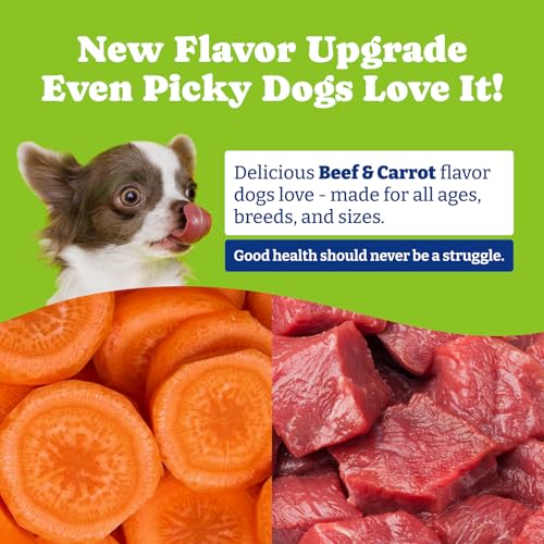 YoYoBay Natural Shield 5-in-1 Flea & Tick Chewables for Dogs – 180 Beef & Carrot Soft Chews